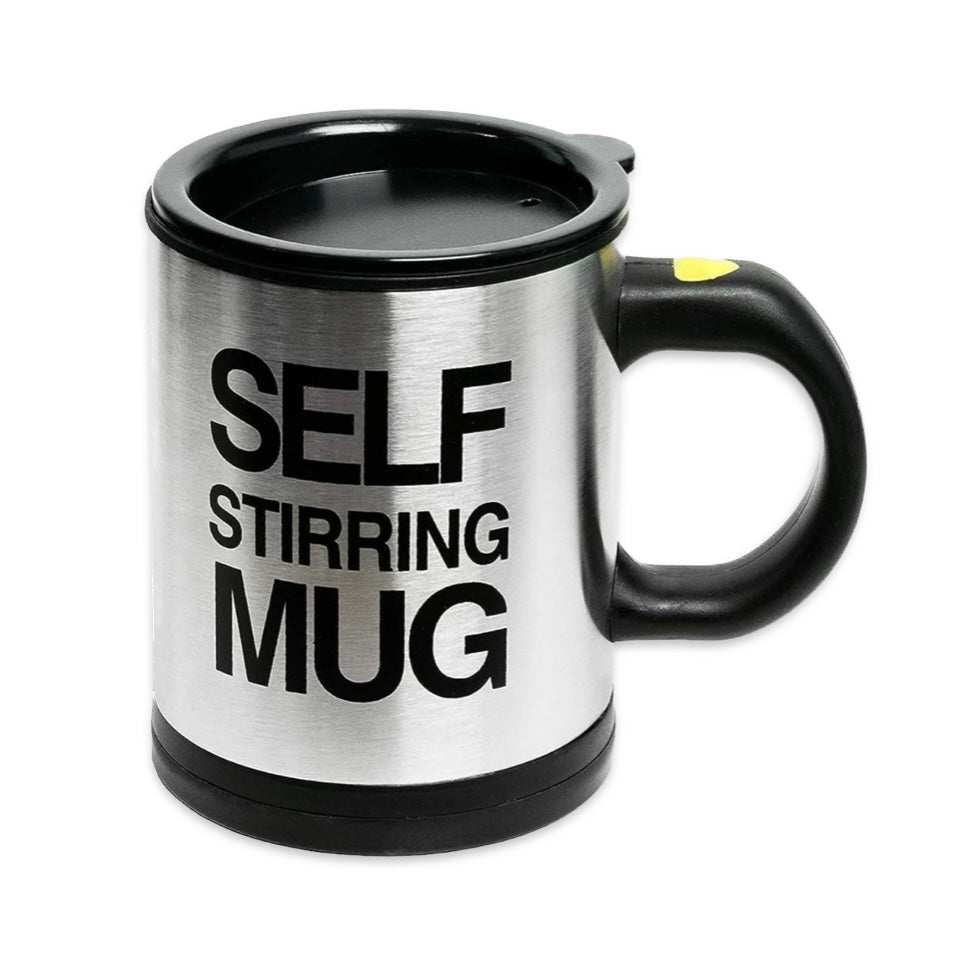 Self-stirring cup