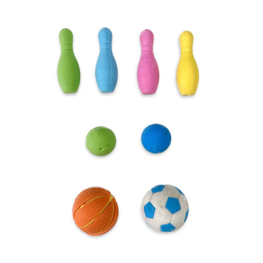 Erasers. Set of 8